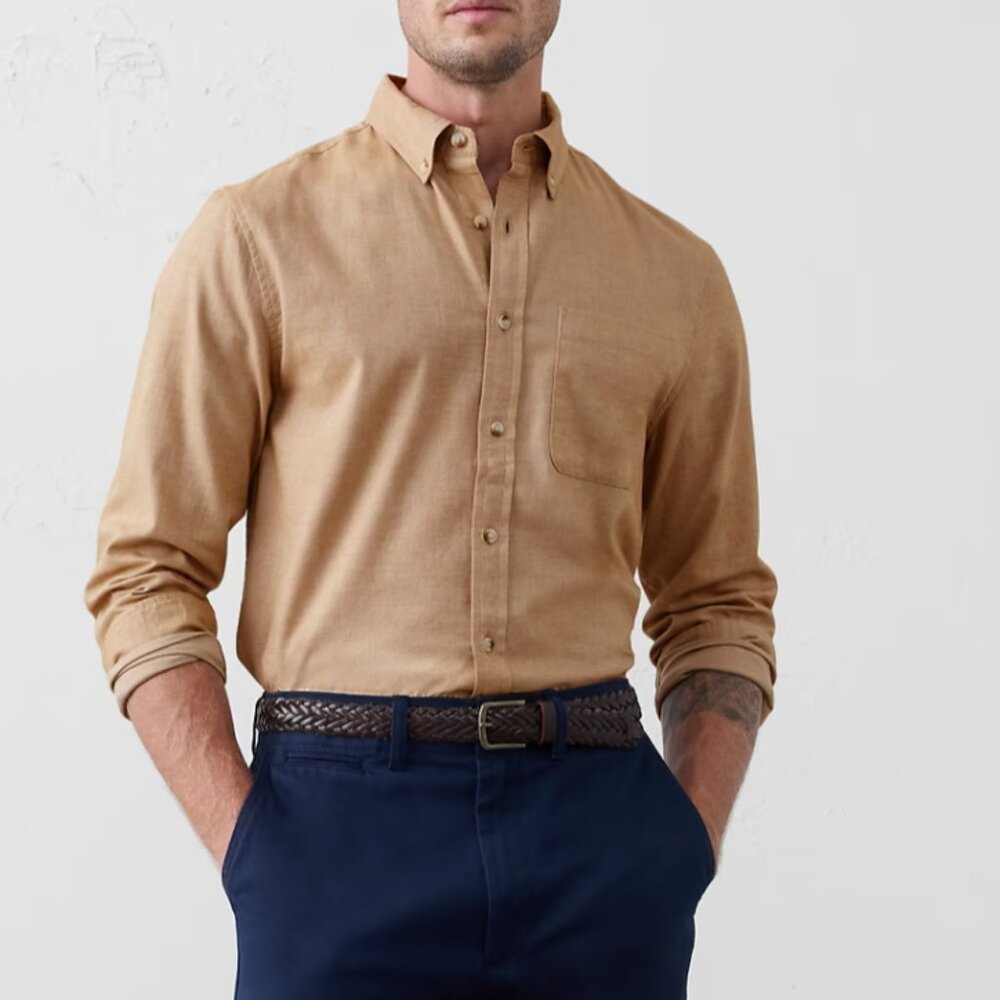 NWT! Size L | Banana Republic | Slim Fit 100% Cotton Button Down | Mens Shirt